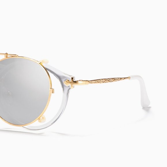 [New] Fashion Retro Sunglasses Vintage Round Glasses For Men Women main image 4